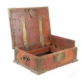 18th C. Portuguese Colonial Padauk Writing Desk