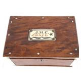 18th-19th Cen. French Cigar Inlaid Rosewood Box