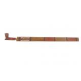 Ca. 1870 Sioux Puzzle Stem Catlinite Pipe