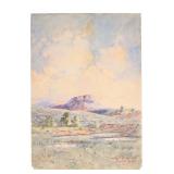 Edgar S. Paxson (1852-1919) Yellowstone Painting
