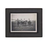 Nez Perce Idaho Rodeo Four Cowboys Photo 1916