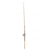 Vintage Bamboo Flyfishing Rod Pflueger Taxie Reel