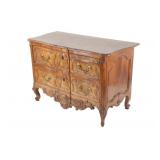 18th C Louis XV French Provenï¿½al Walnut Commode