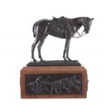 Rich Roenisch Polo Pony Tribute Bronze Sculpture