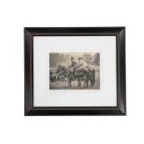 Bob Coronato Chine-Collï¿½ "Weather Quits" Etching