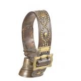 19th C. Antoine Severin Lapoutroie Brass Cowbell