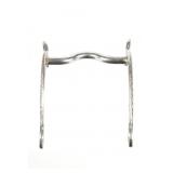 Western Feather Shank Medium Port Bridle Bit