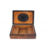 19th-C. Burl Walnut Lady