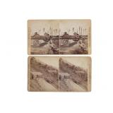 1879-81 Luke & Wheeler Rocky Mtn. Stereoviews (2)