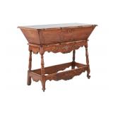 18th Century Louis XV Walnut Dough Box on Stand