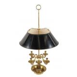 RARE Large French Empire Bouillotte Lamp Brass