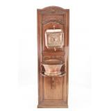 18th Century French Hammered Copper Lavabo
