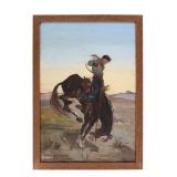 Ca. 1925 Edmond Zetzsche Original Oil On Canvas