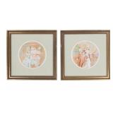 Original Signed Jessica Zemsky Watercolours (2)