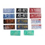 1939-1955 Montana Prison Made License Plate Sets-5