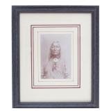 Ca. 1870 Chief Washakie Photograph by W.H. Jackson