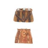 Birch Bark & Split Willow Leather Wrapped Creels