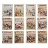 Ca. 1900 Buffalo Bill French Pulp Magazines (12)