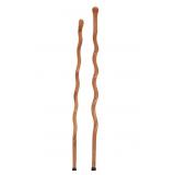 Robert L. Parker Carved Twist Wood Walking Canes