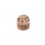 Hand Carved Soapstone "Musk" Perfume Bottle