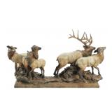Sherry Sander (b. 1941, Montana) Herd Bull Bronze