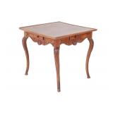 18th C Louis XV Hand-Carved Wood Games Table