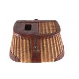 Joseph Schnell Leather & Willow Fishing Creel