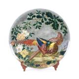 ï¿½. Diffloth (1856-1933) Glazed & Painted Platter