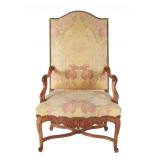 Louis XV  Rï¿½gence Fauteuil Arm Chair, 1715-1723