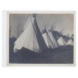 Richard Throssel (1882-1933) Teepee Village & Girl