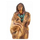 Lawrence Jacquez (Navajo, b. 1965) Navajo Girl