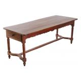 Louis XV Provincial Farmhouse Trestle Table 19th C