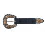 Lee Downey Mammoth Tusk 22K Sterling Buckle