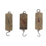 Antique Brass Hanging Mercantile Spring Balance's