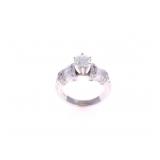 2.00ct Elegant VS2 Diamond 18k White Gold Ring