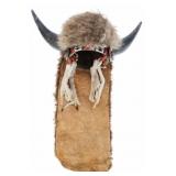 Large Northern Plains Buffalo Beaded Headdress