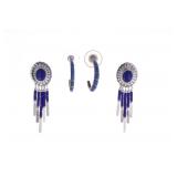 Navajo Lapis Lazuli Sterling Earring Sets (2)