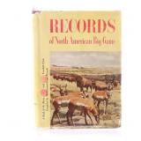 1952 Boone & Crockett Big Game Records Book