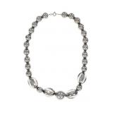 Taxco, Mexico Silver Beaded Silver Pearl Necklace