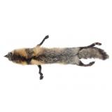 Vintage Fox Pelt Fur Stole With Head, Tail, Legs