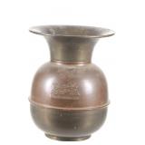 Union Pacific Railroad Embossed Brass Spittoon