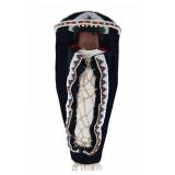 Northern Cree Beaded Full Size Cradleboard