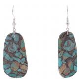 Santa Domingo Pueblo Royston Turquoise Earrings