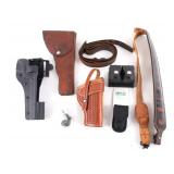 Collection Of Firearm Accessories & Holsters