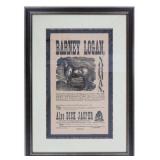 Ca. 1882- Frisco, Texas Horse Breeding Broadside
