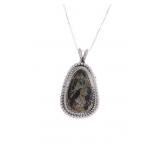 Navajo H. Tsosie Sterling & Turquoise Necklace