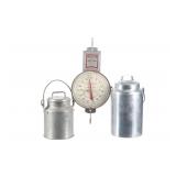 Aluminum Leyse Milk Jugs & Farm Master Milk Scale