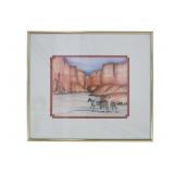 Amado Maurilio Pena 'El Canon' Framed Print