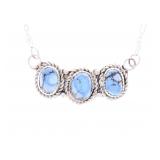 Navajo Sterling & Golden Hills Turquoise Necklace