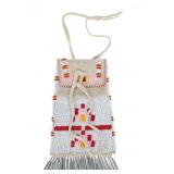 Northern Plains Beaded Hide Strike-A-Lite Bag